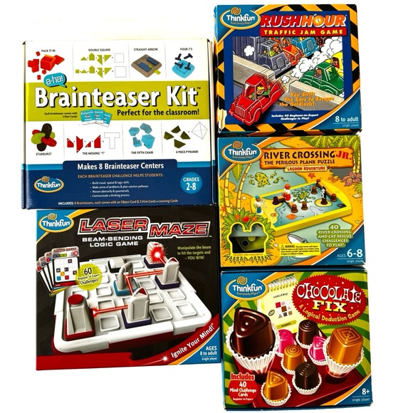 5 Think Fun GAMES - Picture 2 of 8